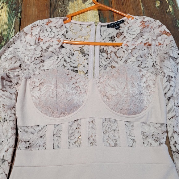 Dress Short Long Sleeve By Haute Monde Size - Picture 5 of 13